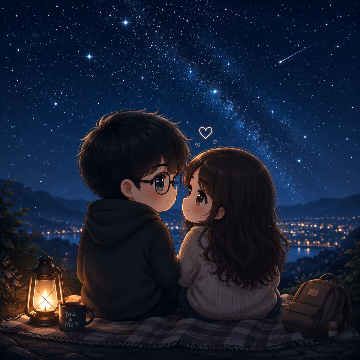 Couple chibi example