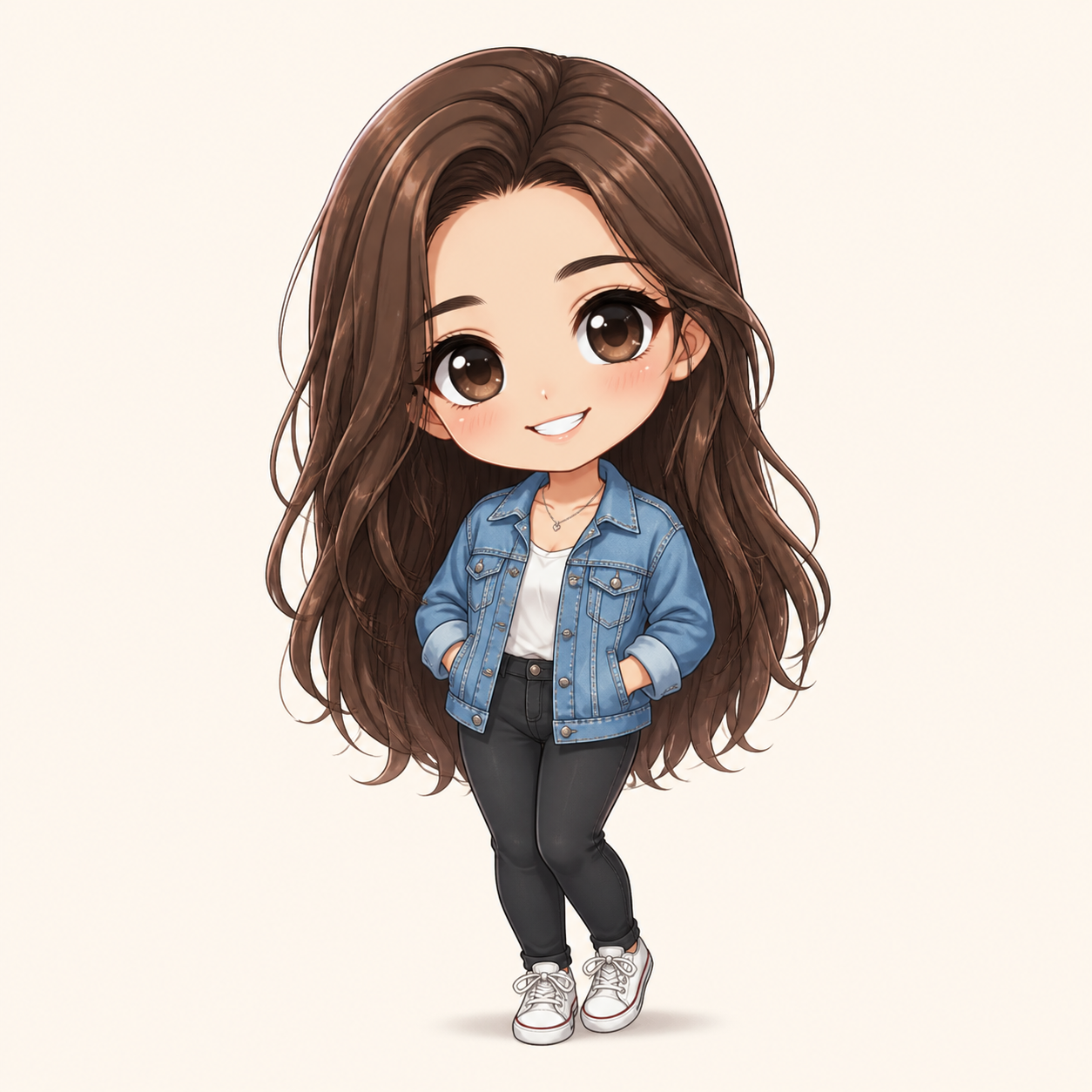 Photo to chibi example